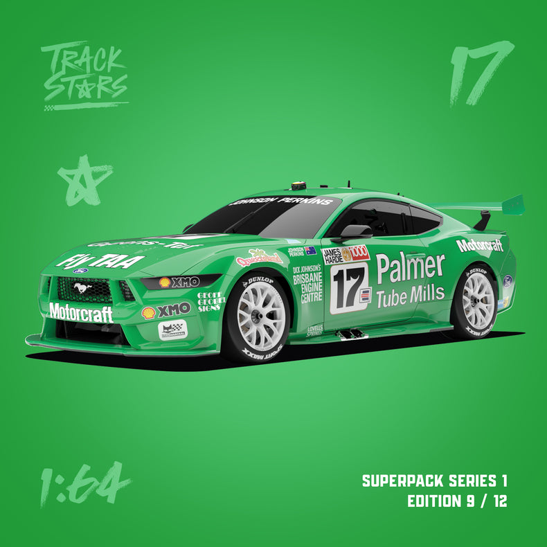 1:64 #17 Ford Mustang GT Supercar - 1985 Greens’-Tuf Tribute Livery - Star Car