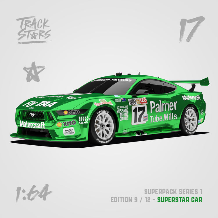 1:64 #17 Ford Mustang GT Supercar - 1985 Greens’-Tuf Tribute Livery - Star Car