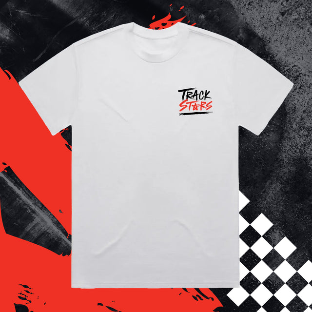 The Race Never Ends Men's Heavy Tee - White
