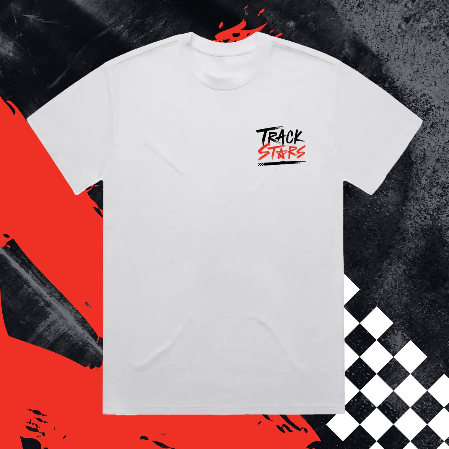 The Race Never Ends Men's Heavy Tee - White