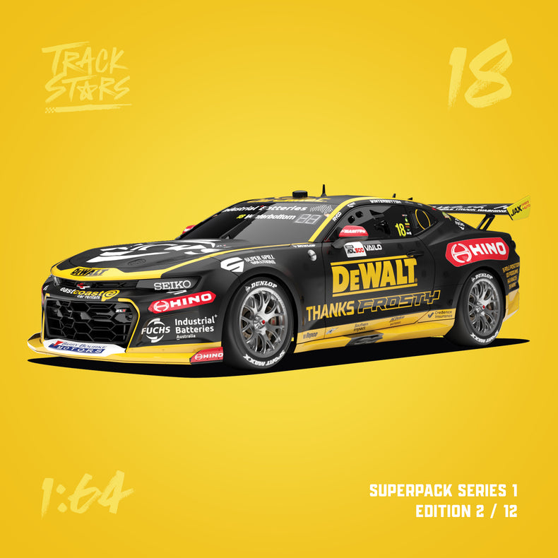 1:64 DEWALT Racing #18 Chevrolet Camaro Zl1 Supercar - 2024 Adelaide 500 - Mark Winterbottom