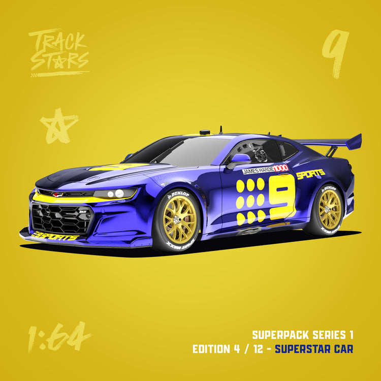 1:64 #9 Chevrolet Camaro ZL1 Supercar - 1982 Flying Camaro Tribute Livery - Star Car