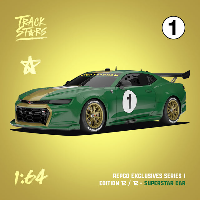 1:64 #1 Chevrolet Camaro ZL1 Supercar - Repco Brabham Tribute Livery - Star Car