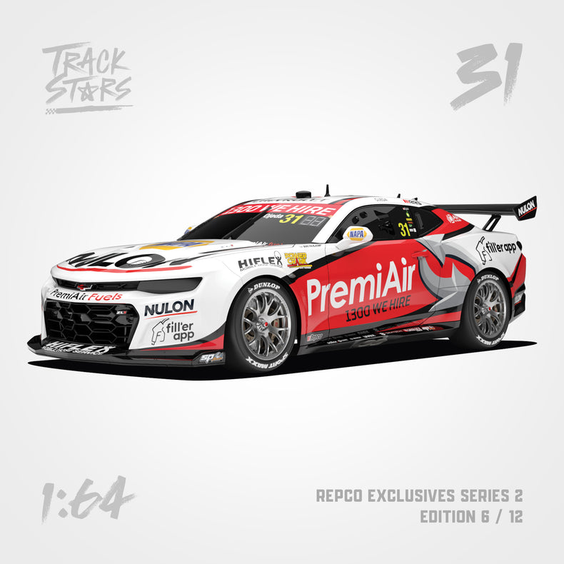 1:64 PremiAir Racing #31 Chevrolet Camaro ZL1 Supercar - 2026 Repco Supercars Championship - Jayden Ojeda